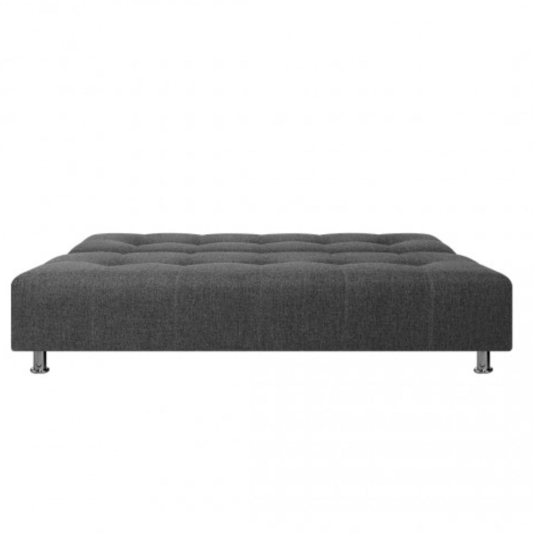 Sofacama Milan 3 Puestos 180x100x30 Plomo