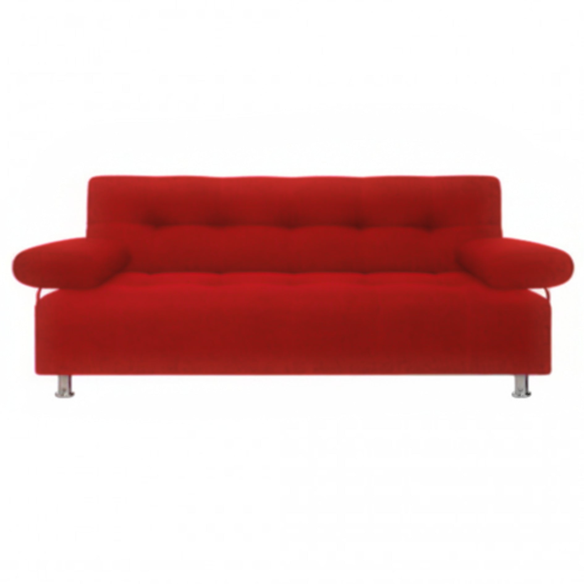 Sofacama Milan 3 Puestos 180x100x30 Rojo
