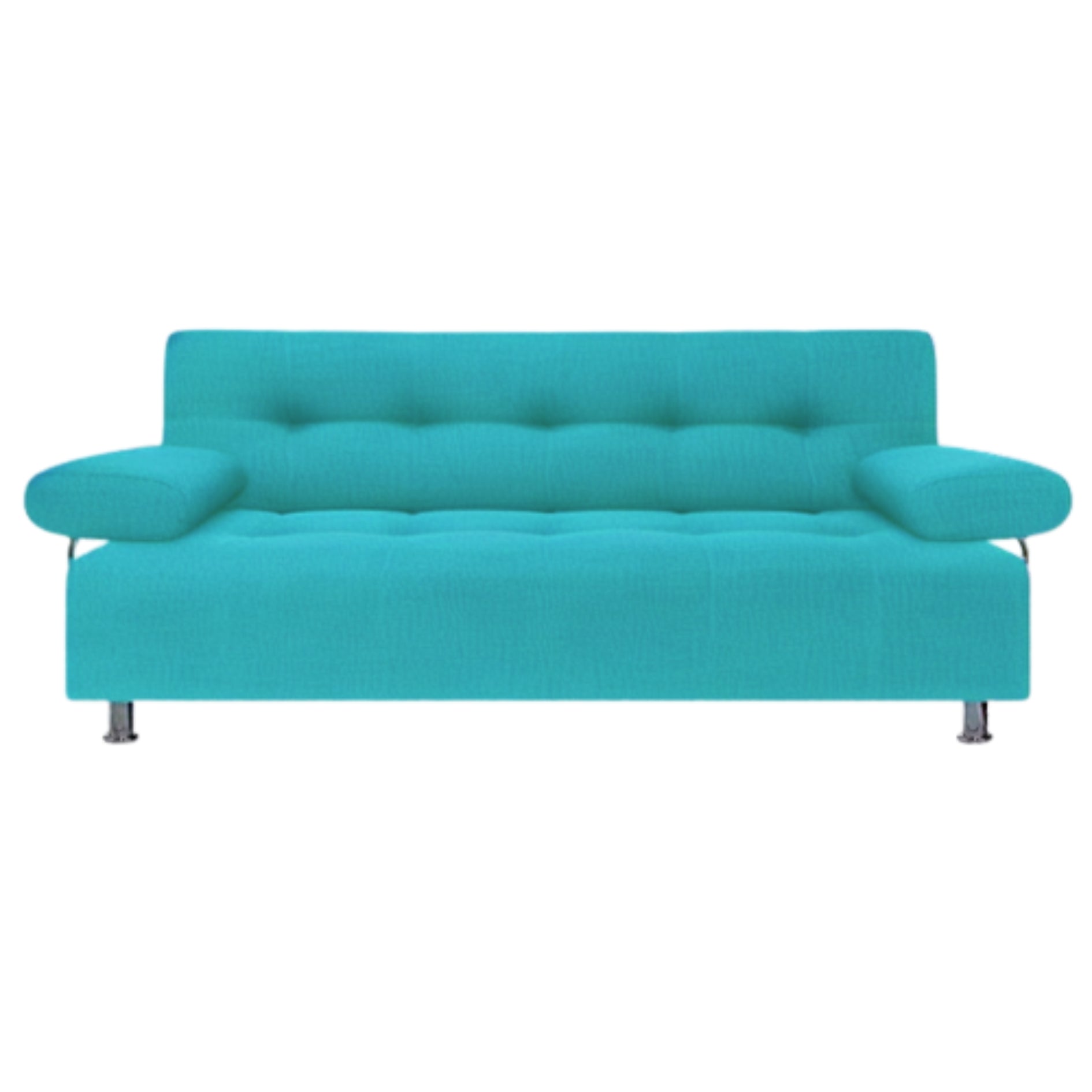 Sofacama Milan 3 Puestos 180x100x30 Turquesa