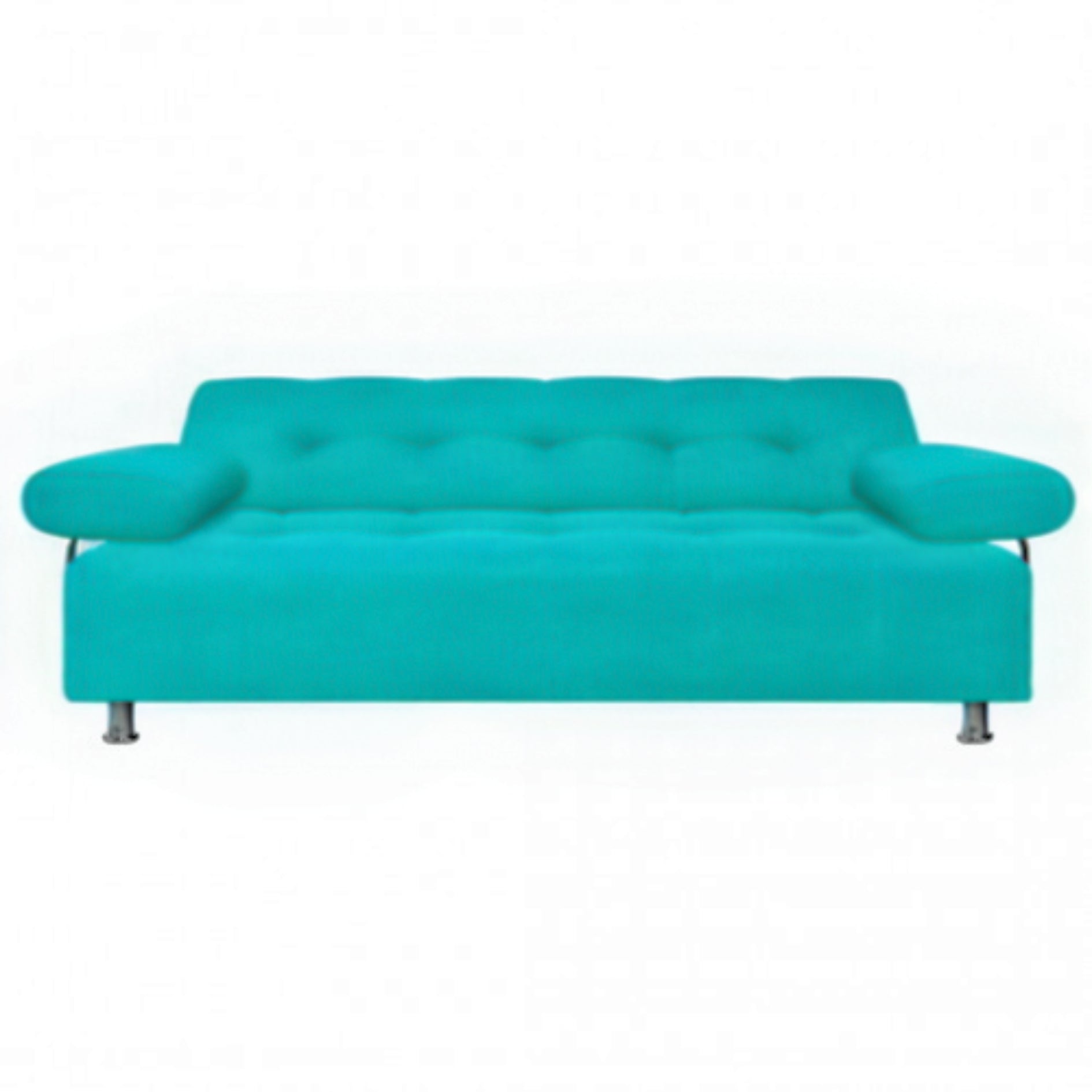 Sofacama Milan 3 Puestos 180x100x30 Turquesa