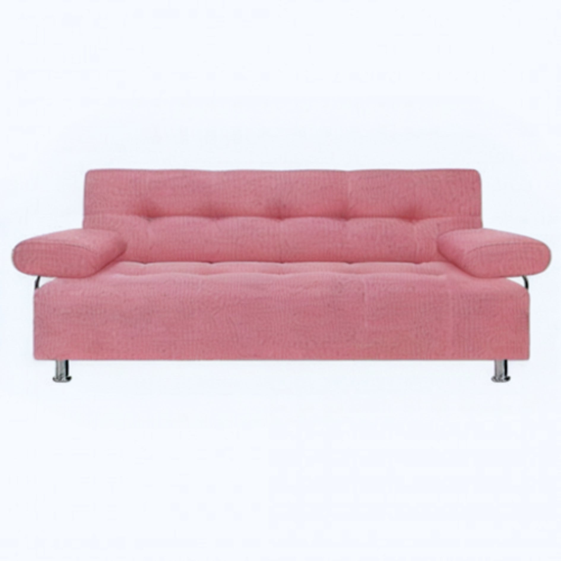 Sofacama Milan 3 Puestos 180x100x30 Rosado