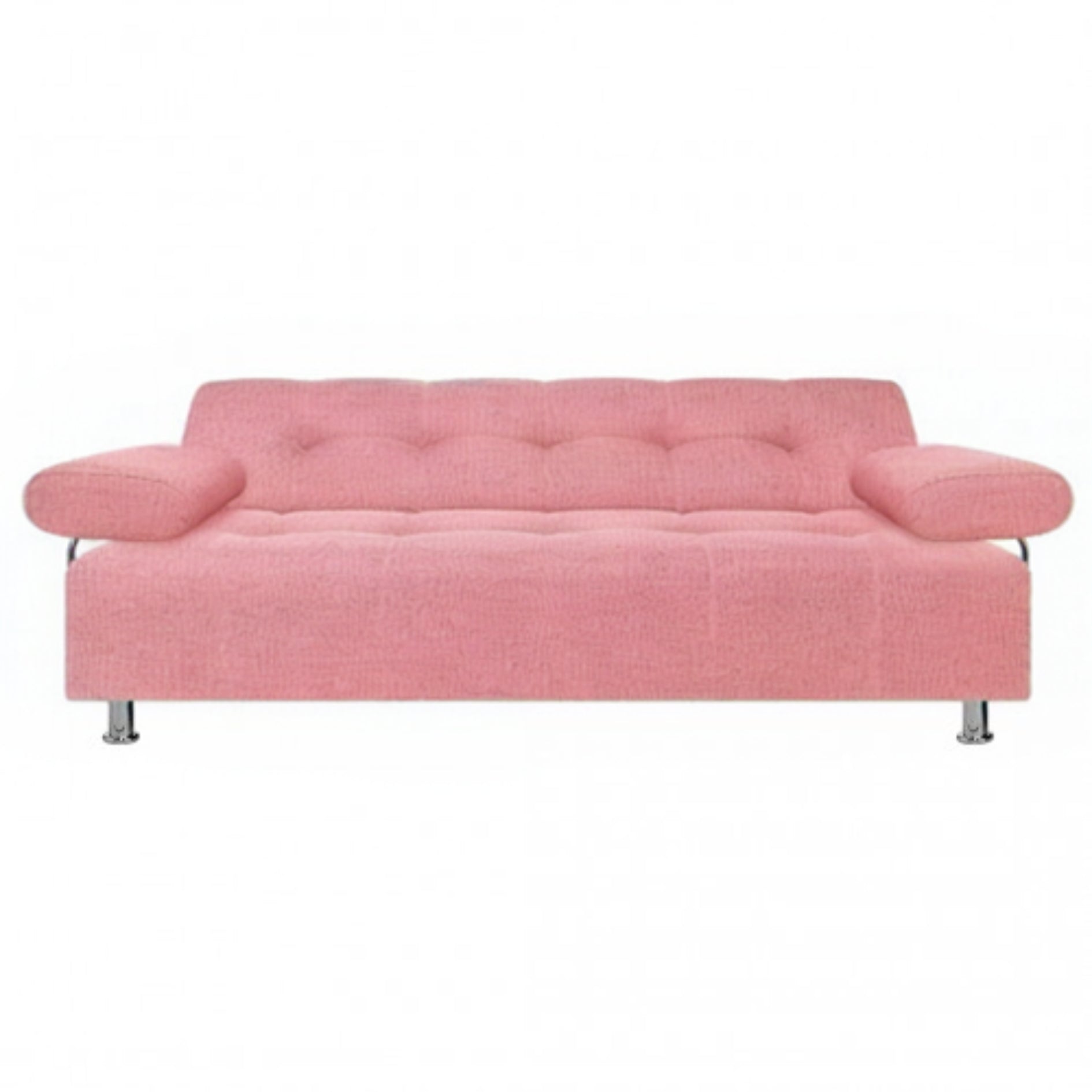 Sofacama Milan 3 Puestos 180x100x30 Rosado