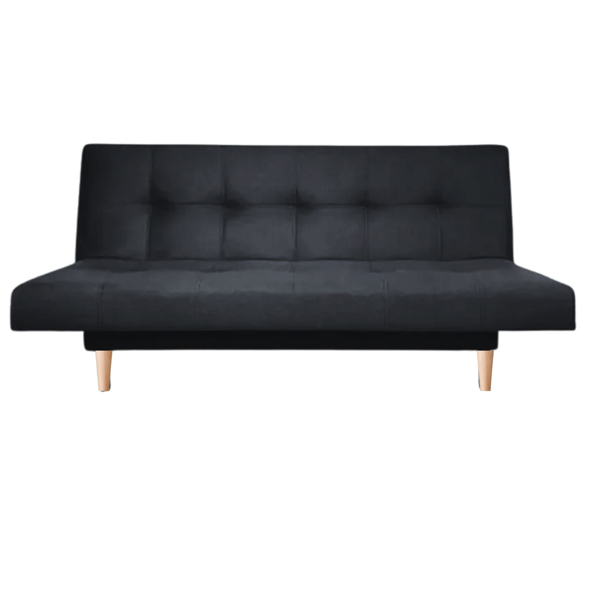 Sofacama Manchester 3 Puestos 170x100x35 Negro