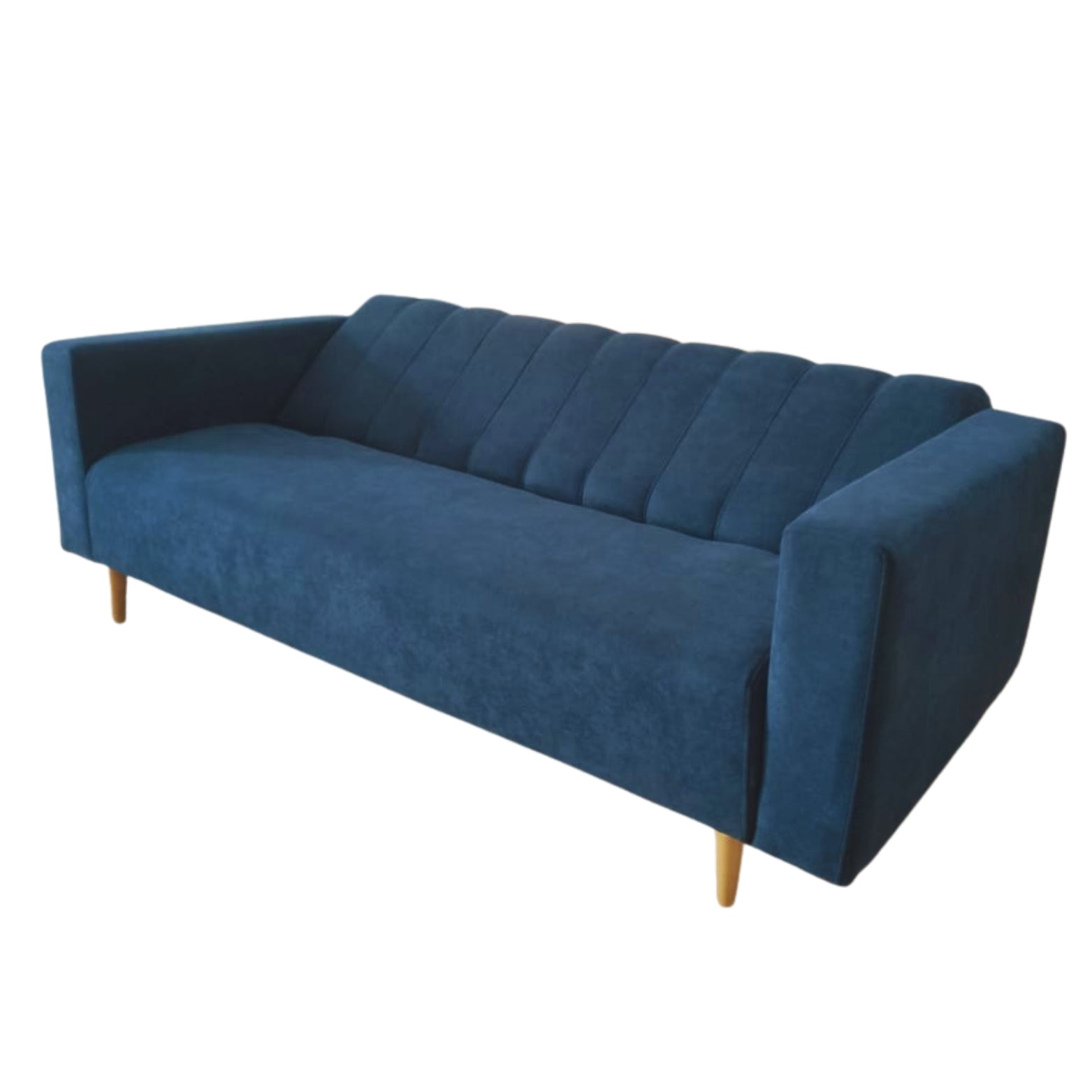 Sofacama Split Con Brazos 3 Puestos 200x100x40 Petroleo