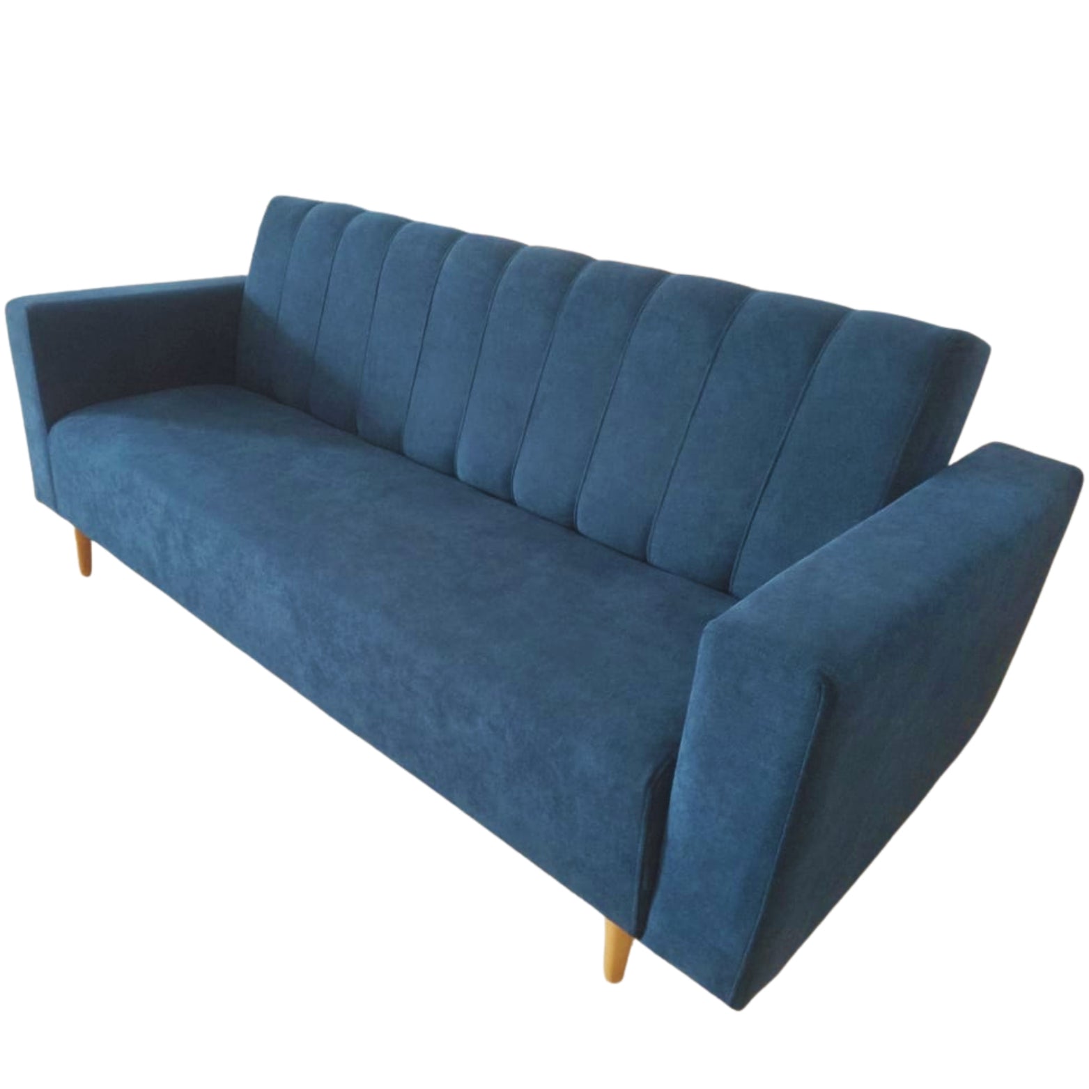 Sofacama Split Con Brazos 3 Puestos 200x100x40 Petroleo