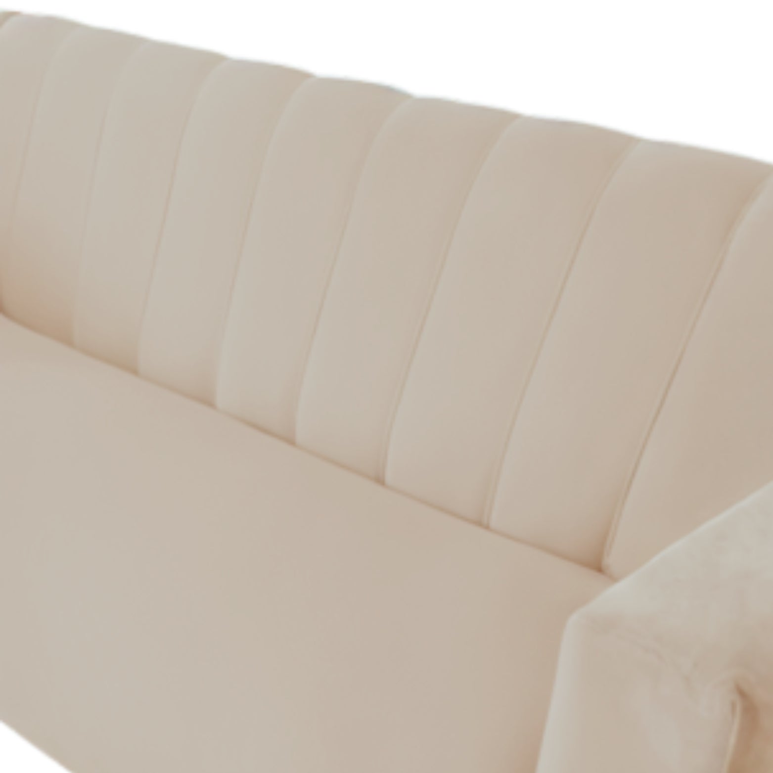 Sofacama Split Con Brazos 3 Puestos 200x100x40 Beige