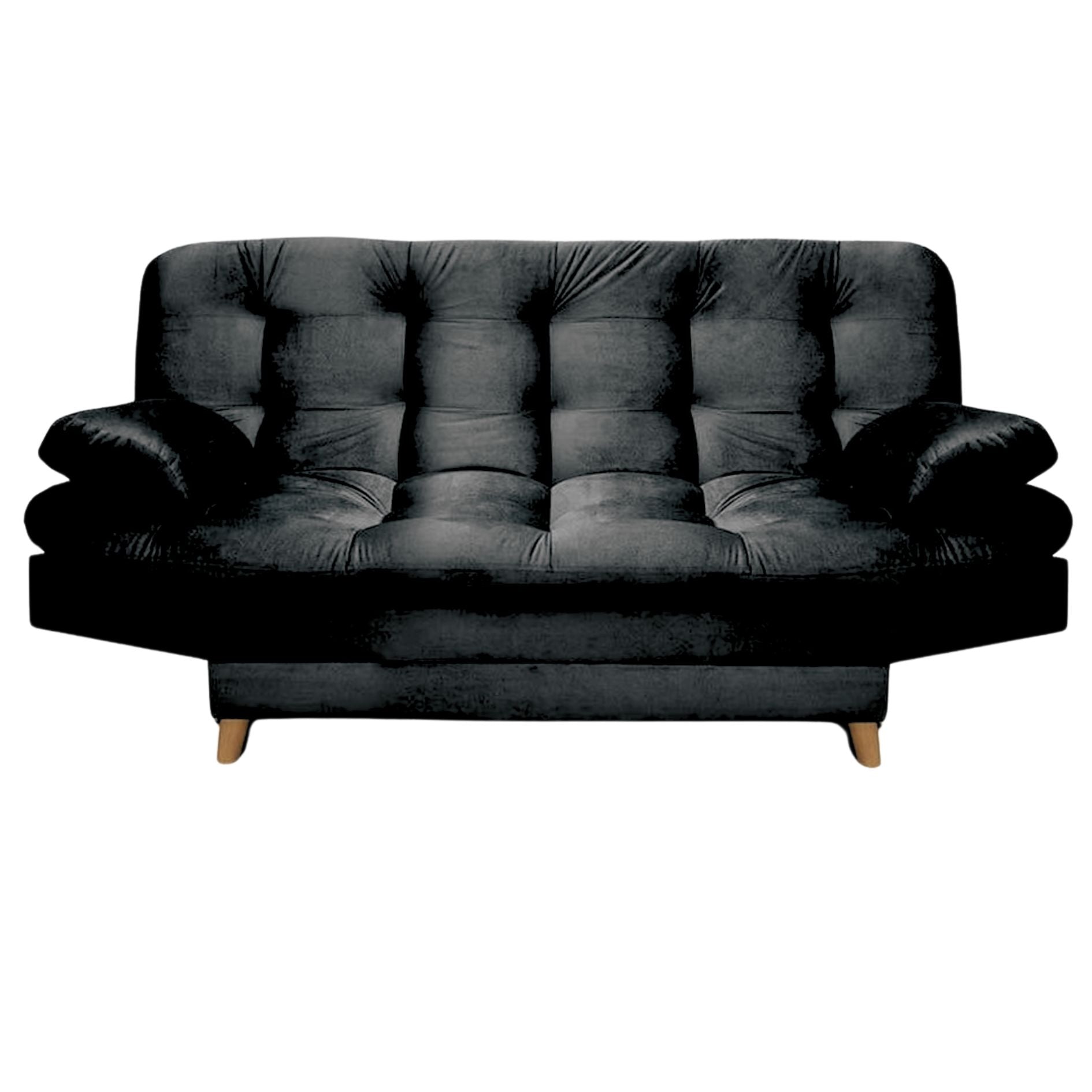 Sofacama Magic 3 Puestos 175x120x35 Negro