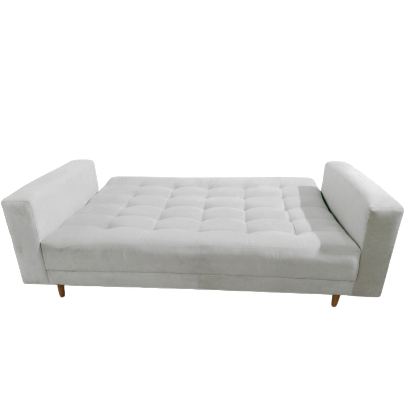 Sofacama Munich 3 Puetos Con Brazos 200x100x30 Plata