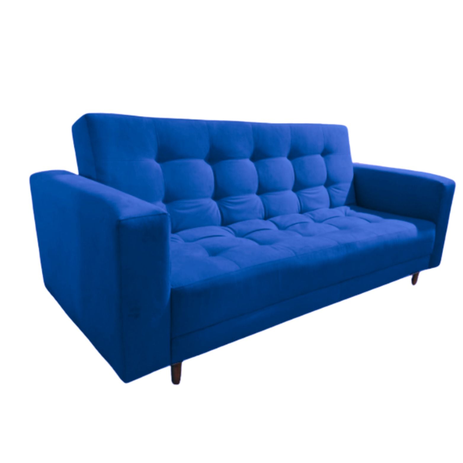 Sofacama Munich 3 Puetos Con Brazos 200x100x30 Petroleo