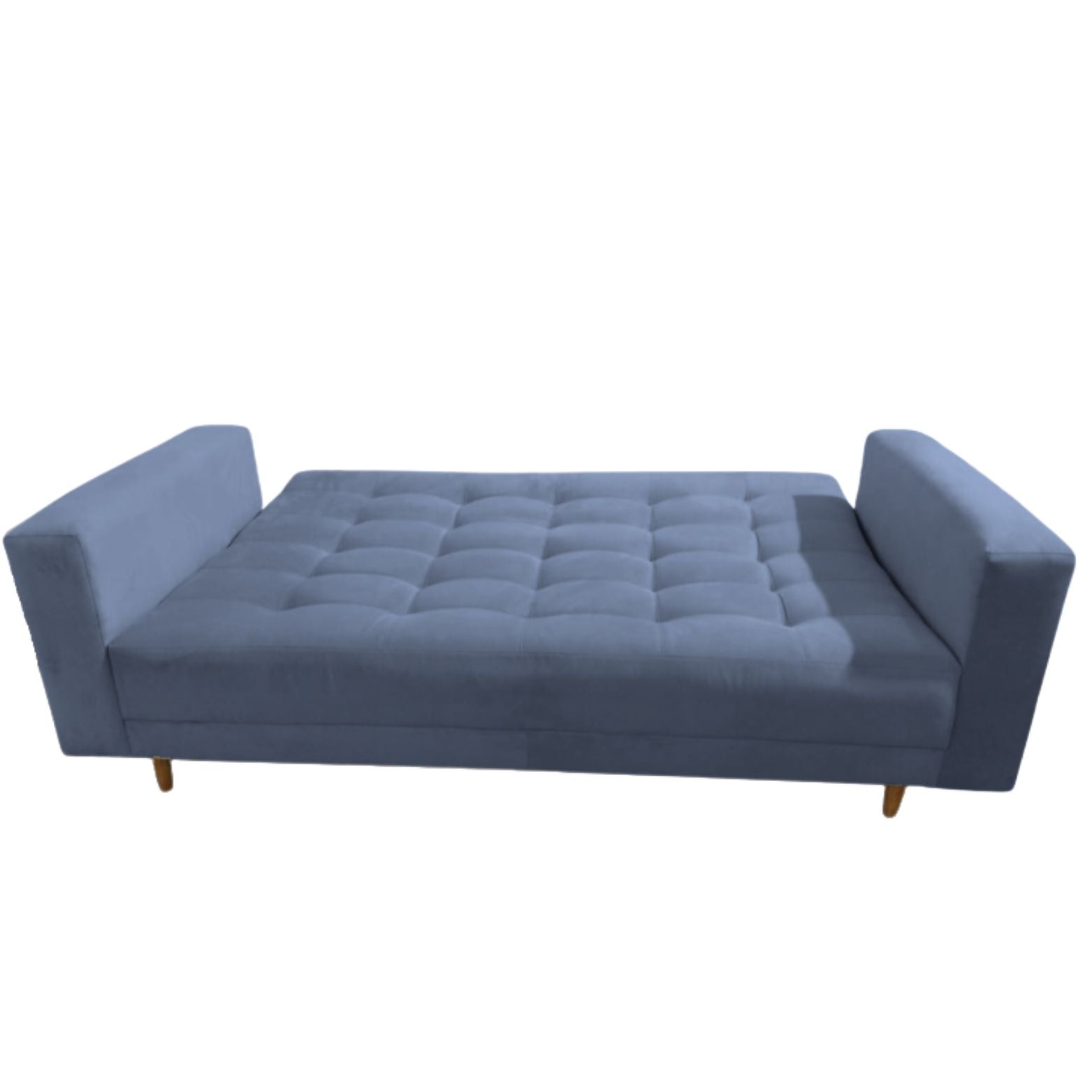 Sofacama Munich 3 Puetos Con Brazos 200x100x30 Gris