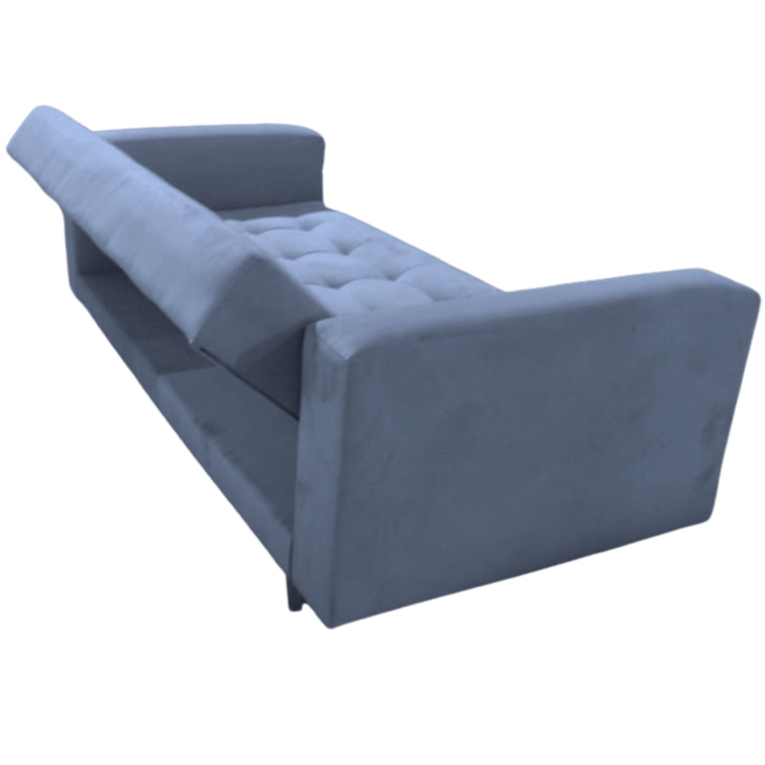 Sofacama Munich 3 Puetos Con Brazos 200x100x30 Gris