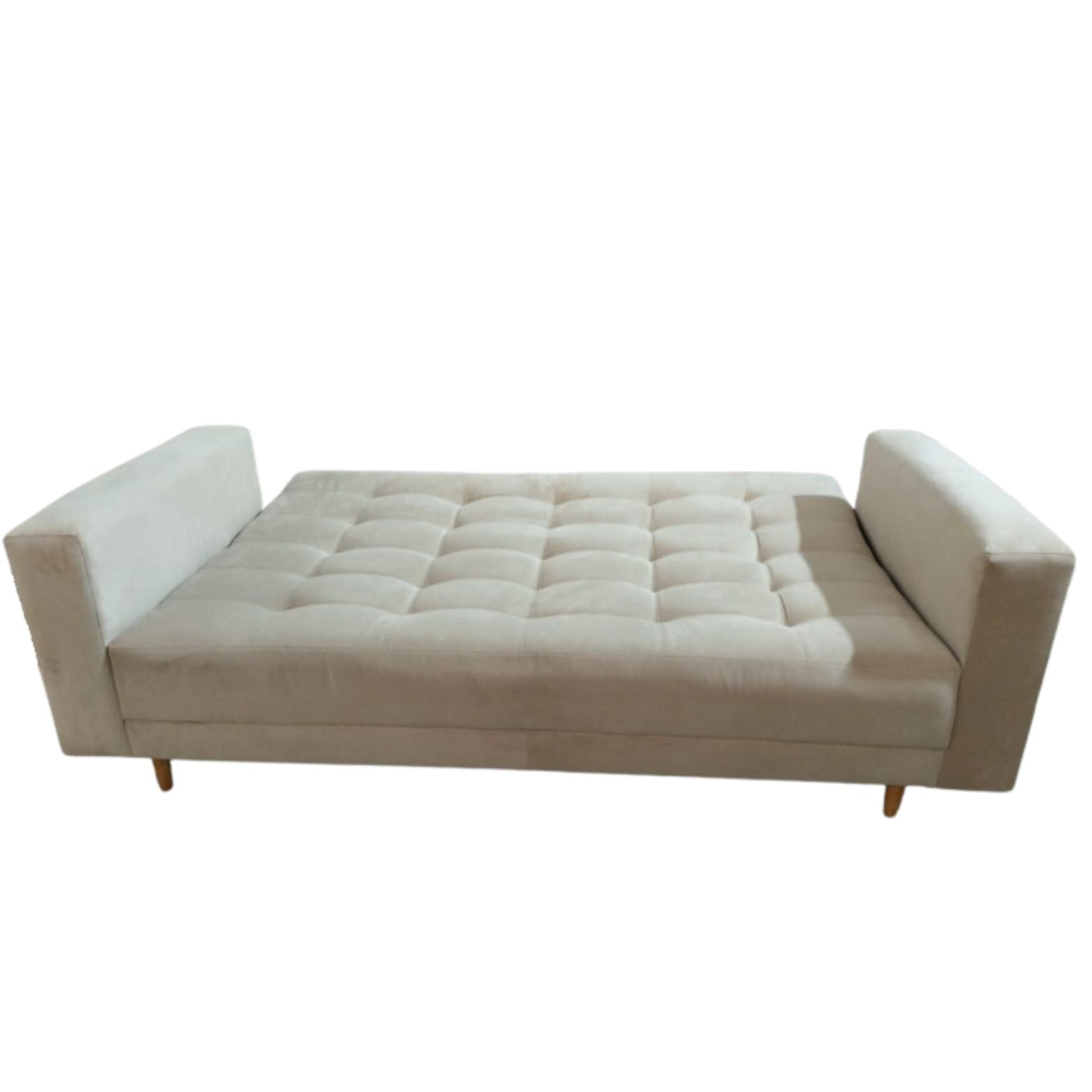 Sofacama Munich 3 Puetos Con Brazos 200x100x30 Beige