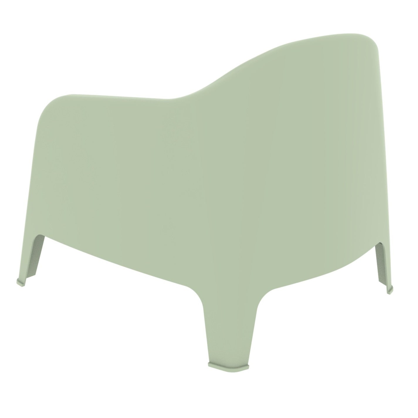 Silla Lounge Sun, Verdematcha, cómoda para terraza o jardín X2