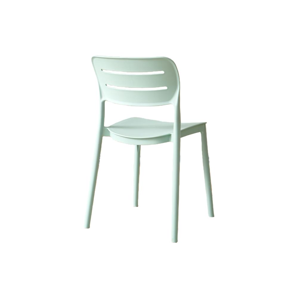Silla Harriman, Azul claro, Con medio espaldar y diseño minimalista X4