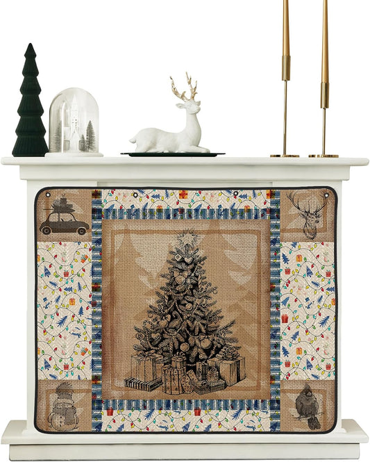 Funda magnética para chimenea de árbol de Navidad de 36 x 27 pulgadas, manta...