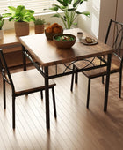 kicthen Juego de 2 muebles de mesa rectangulares de 3 piezas para cocina,