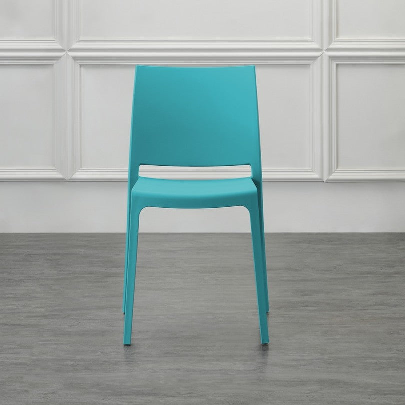 Silla Soho, Azul Marino, con Espaldar Cerrado y Diseño Minimalista