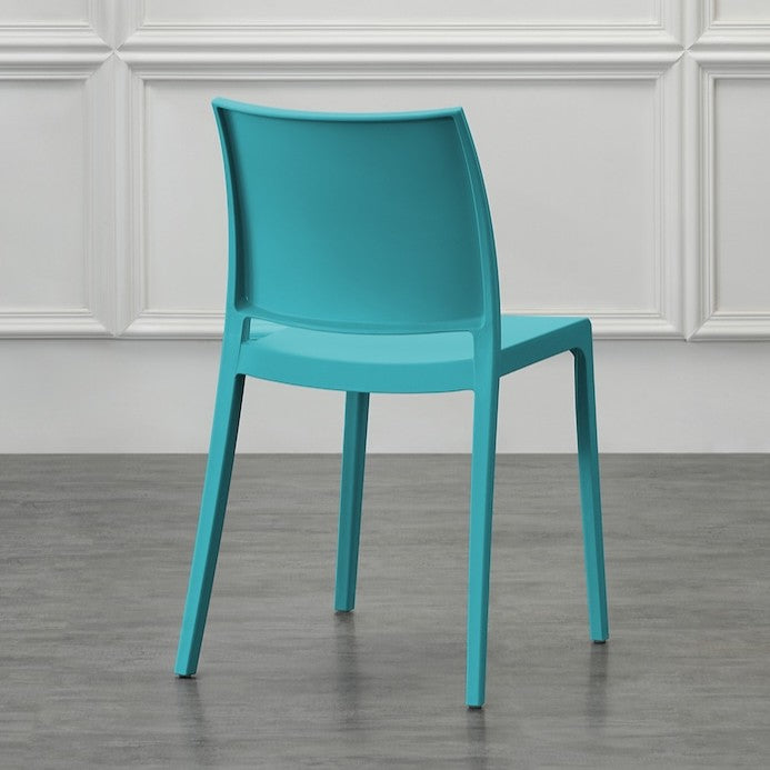 Silla Soho, Azul Marino, con Espaldar Cerrado y Diseño Minimalista