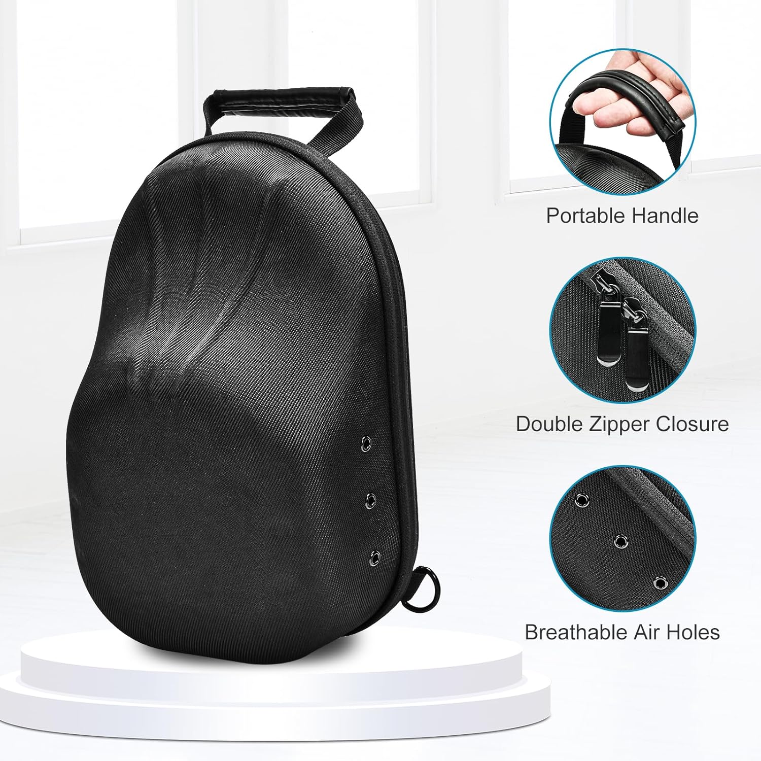 ProCase Estuche rígido de viaje para gorros, bolsa de almacenamiento para 5-6...