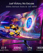 Sceptre - Monitor curvado de 30 pulgadas para videojuegos, 219, 2560 x 1080,...
