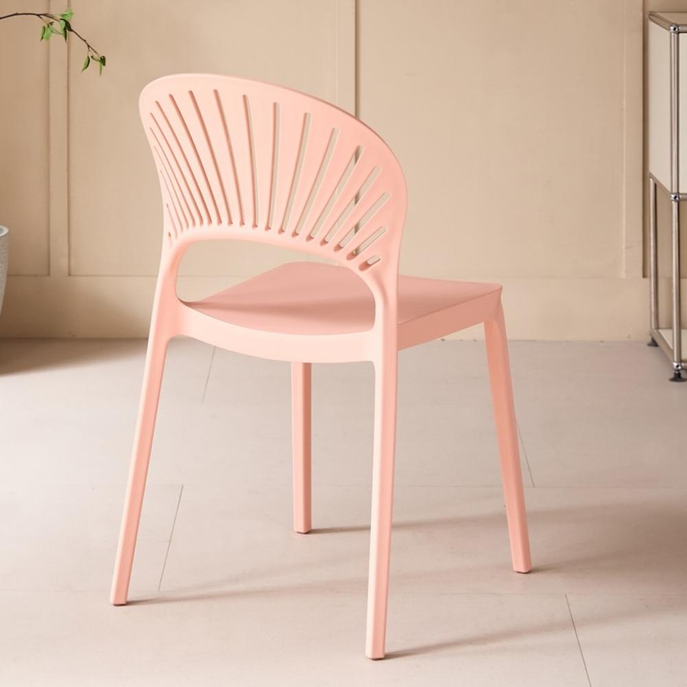 Silla Paraíso, Color Mandarina, con Espaldar y Diseño Moderno