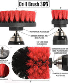 DRILL BRUSH 360 Juego de 3 accesorios originales, cepillos limpiadores para