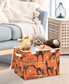 GAIGEO Halloween Black Cat Collapsable Storage Cubes, Closet Organizers,...