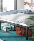 Zinus - Estructura de cama, plataforma de metal de 16 pulgadas con soporte de...