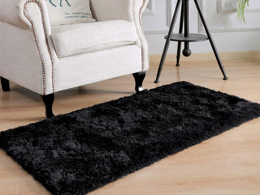 HOMORE - Alfombra de pasillo mullida moderna, para dormitorio, sala de estar,...