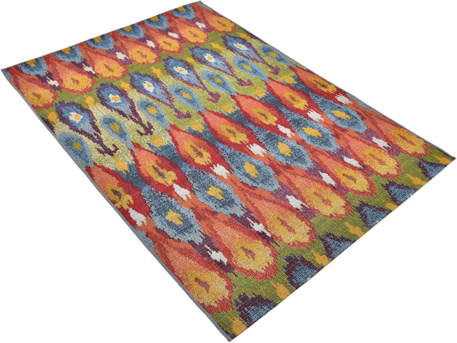 Unique Loom - Alfombra colección de círculos abstractos, de transición para...