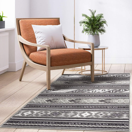 Antep Rugs - Alfombra de área antideslizante con base de goma, diseño...