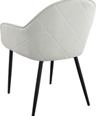 Coaster Home Furnishings Emma Silla tapizada para comedor, color gris niebla