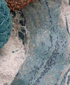 SUPERIOR Alfombra de pasillo para interiores, respaldo de yute, abstracto de...