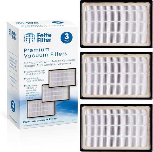 Fette Filter - Filtro de medios HEPA 53296 EF-9 para Kenmore 21814, 81714,...