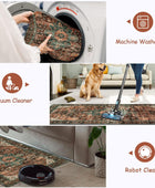 Moynesa Alfombra ultrafina lavable vintage de 3 x 5 pies, estilo bohemio,...