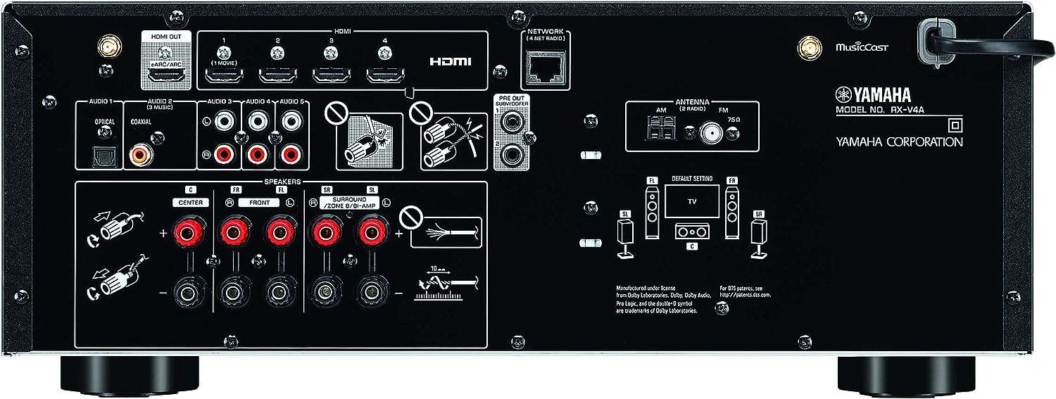 Yamaha Sistema de cine en casa YHT-5960U con HDMI 8K y MusicCast