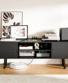 Cozy Castle Moderno soporte de TV para TV de 60 pulgadas, consola de TV para...
