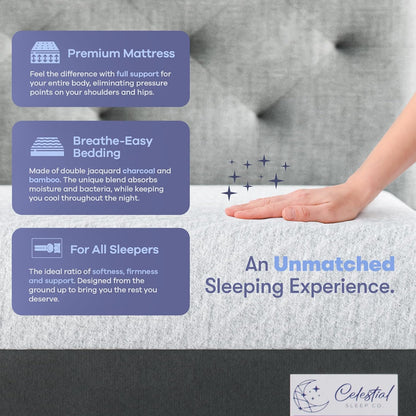 Colchón de espuma viscoelástica premium, cama en una caja, 12 pulgadas suave,