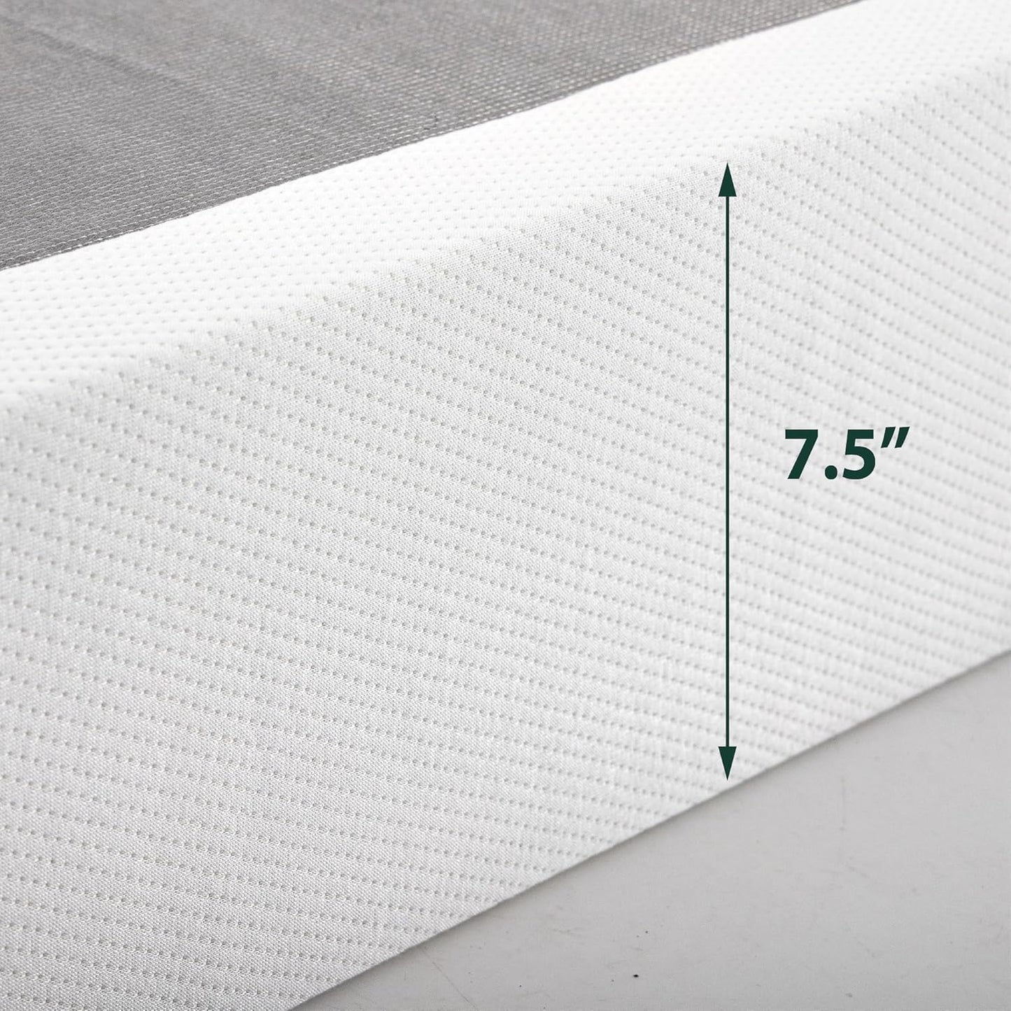 Somier base de colchón plegable Sleep Master BiFold, Acero, Blanco