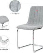 yeag Juego de 4 sillas de comedor modernas, sillas de cocina y comedor, con...