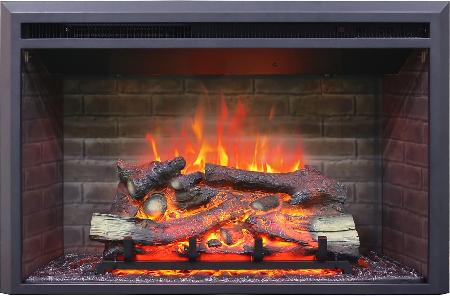 Gavin Chimenea eléctrica con altavoz de tronco, diseñado para tachuelas,