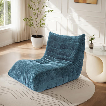 Silla Fireside, sofá de suelo perezoso, sofá de puf acentuado, moderno sillón