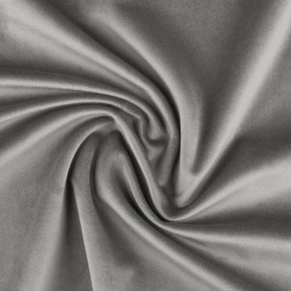 Sillón tipo barril, tapizado, color gris