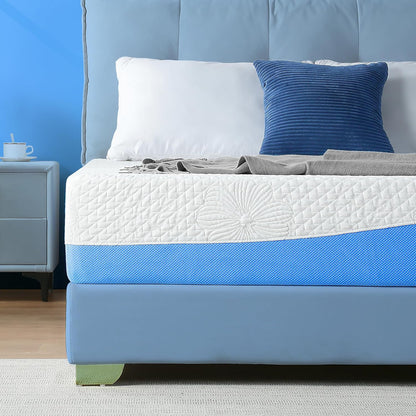 Colchón de espuma viscoelástica Olee Sleep de 10 pulgadas con capa superior de