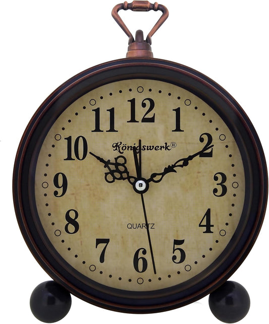 Konigswerk - Reloj Analógico de Cuarzo, decorativo, de gran tamaño, Retro,...