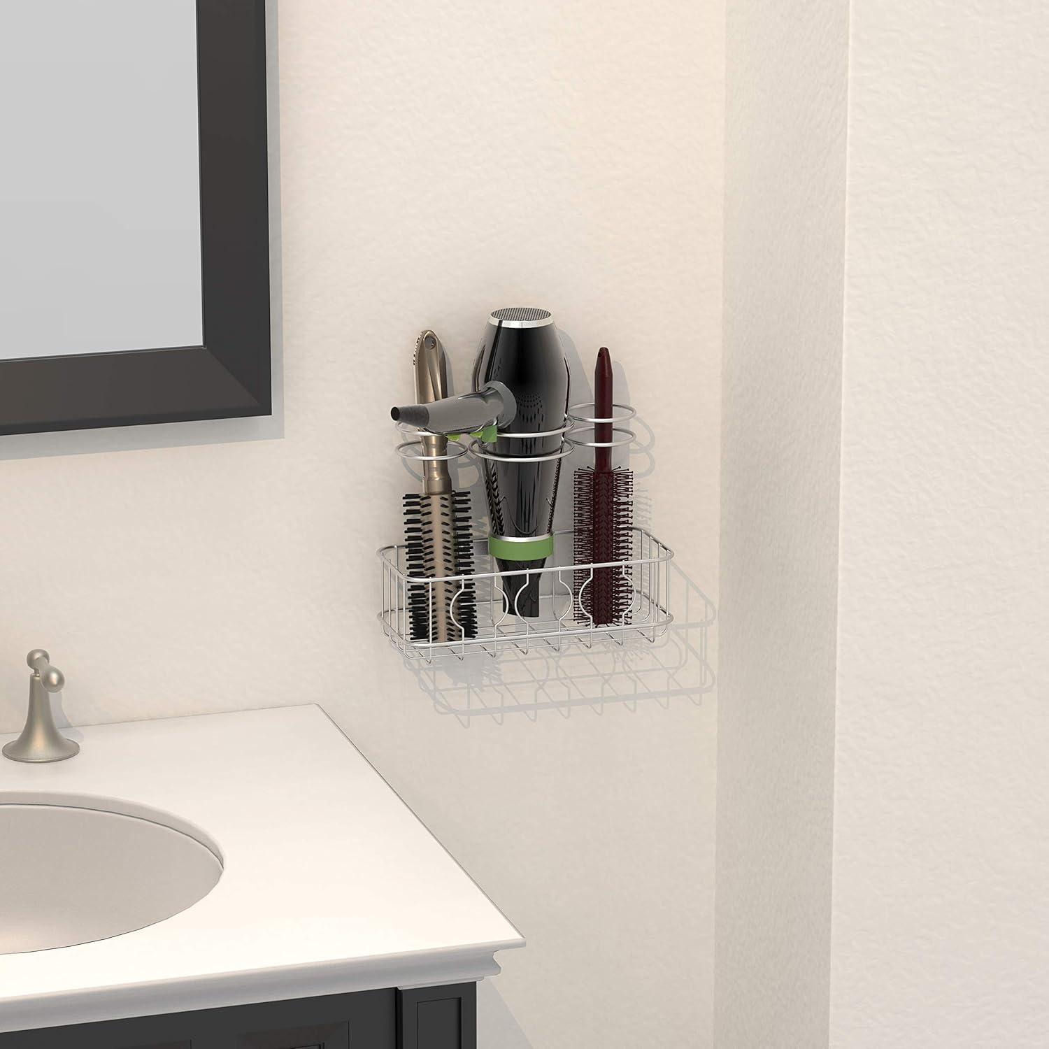 Simple Houseware secador de pelo y herramientas de estilo organizador