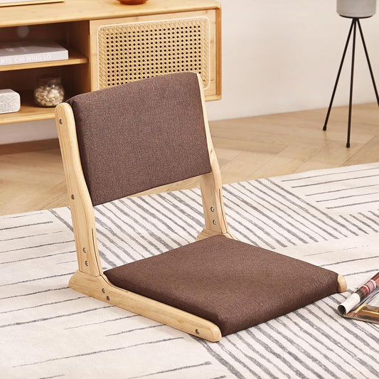 Muebles decorativos de silla Tatami, silla plegable de meditación, asiento de...