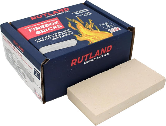 Rutland - Ladrillos refractarios para chimeneas de leña y estufas de leña,...