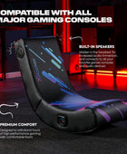 X Rocker - Silla mecedora de piso para videojuegos, altavoces de audio...