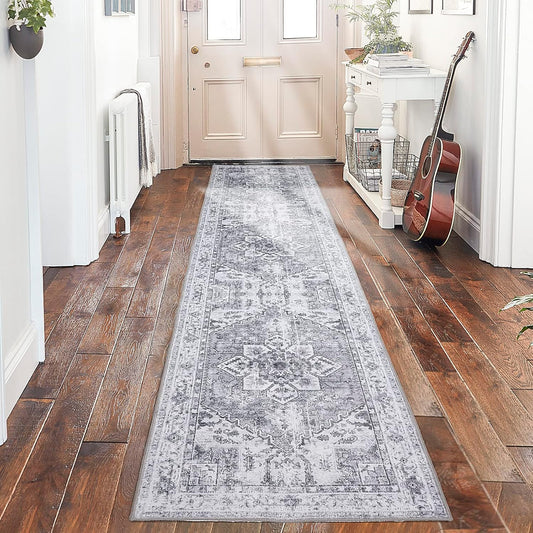 Alfombra lavable de 2 x 10 pies, para pasillo, lavandería, cocina, entrada,